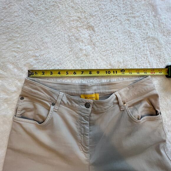 St. John’s Women’s Yellow Label Beige Khaki Pants Size 10 Classic Old Money - Picture 8 of 8
